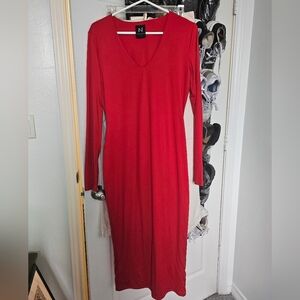 Naked Wardrobe Bodycon Midi Dress